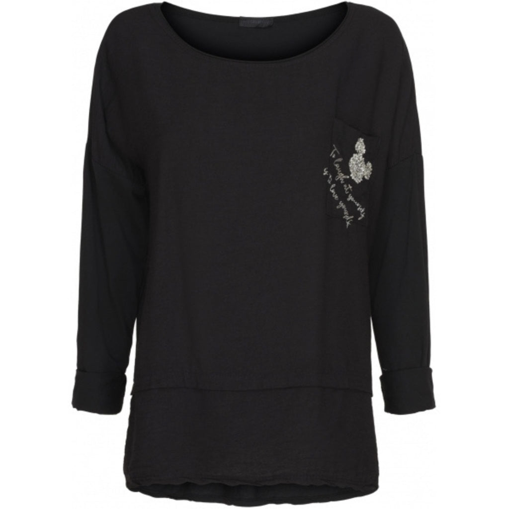 MARTA DU CHATEAU Marta du Chateau bluse 12301 Restudsalg Black