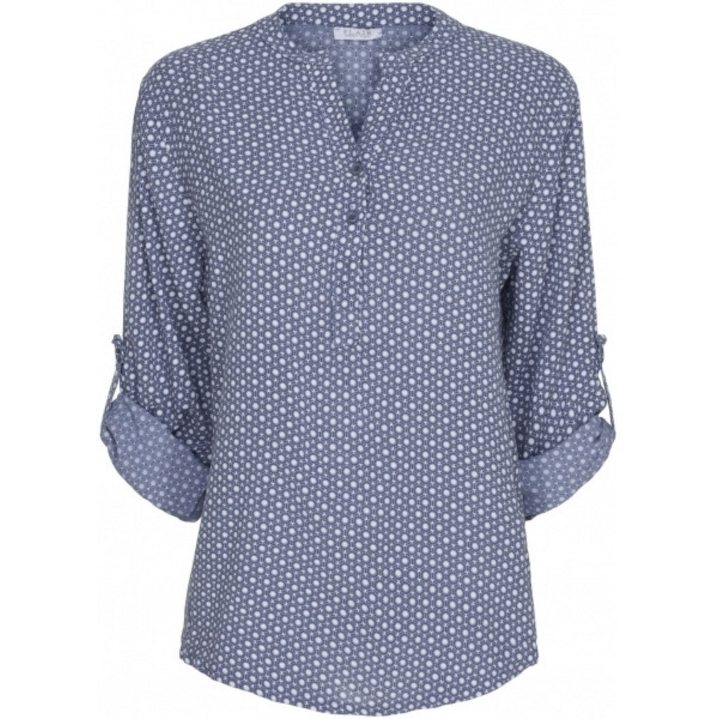 MARTA DU CHATEAU Marta du Chateau bluse 226-1 Restudsalg Jeans Blue