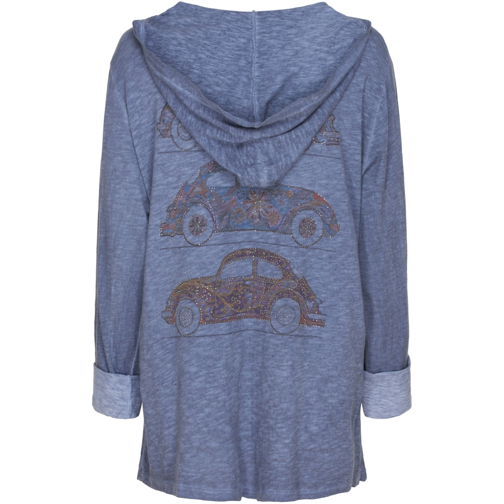 MARTA DU CHATEAU Marta du Chateau bluse 4487 Restudsalg Denim Blue