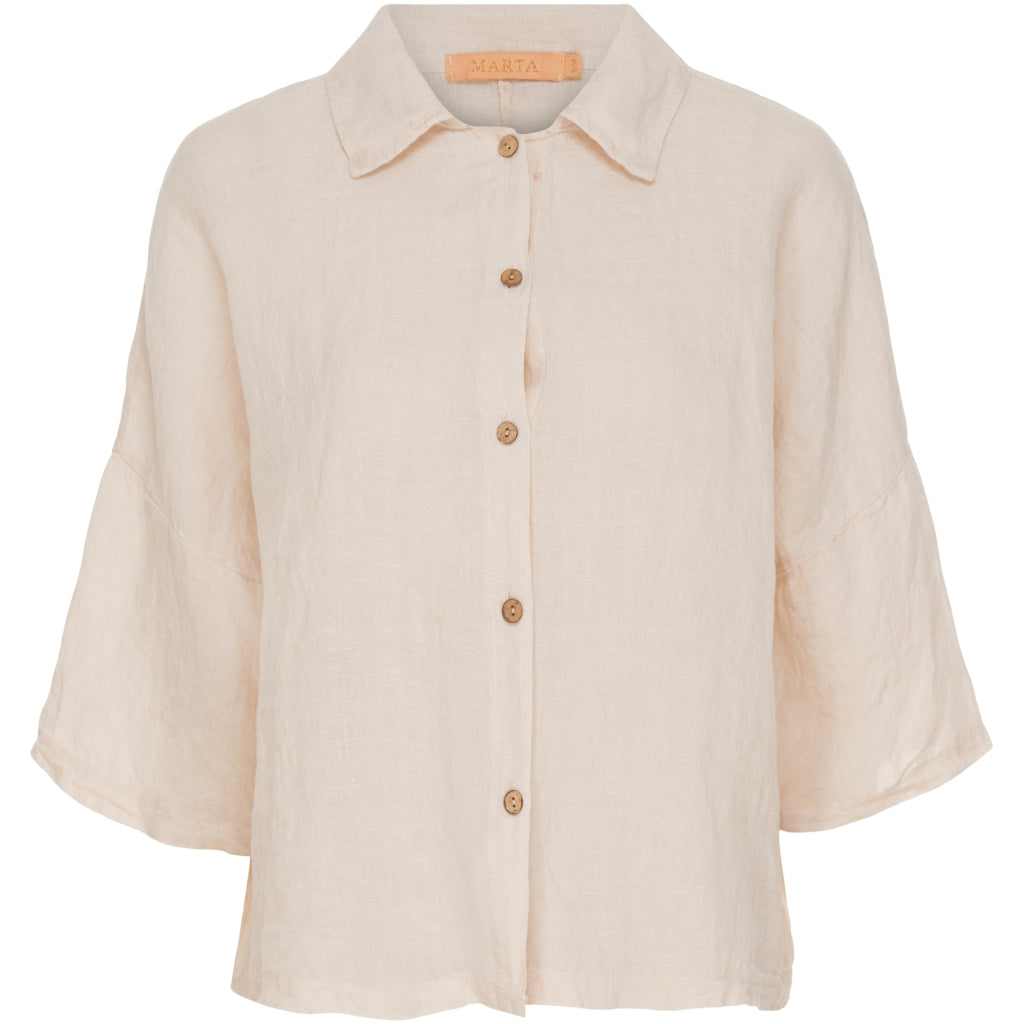 MARTA DU CHATEAU Marta du Chateau bluse 81295 Shirt Beige