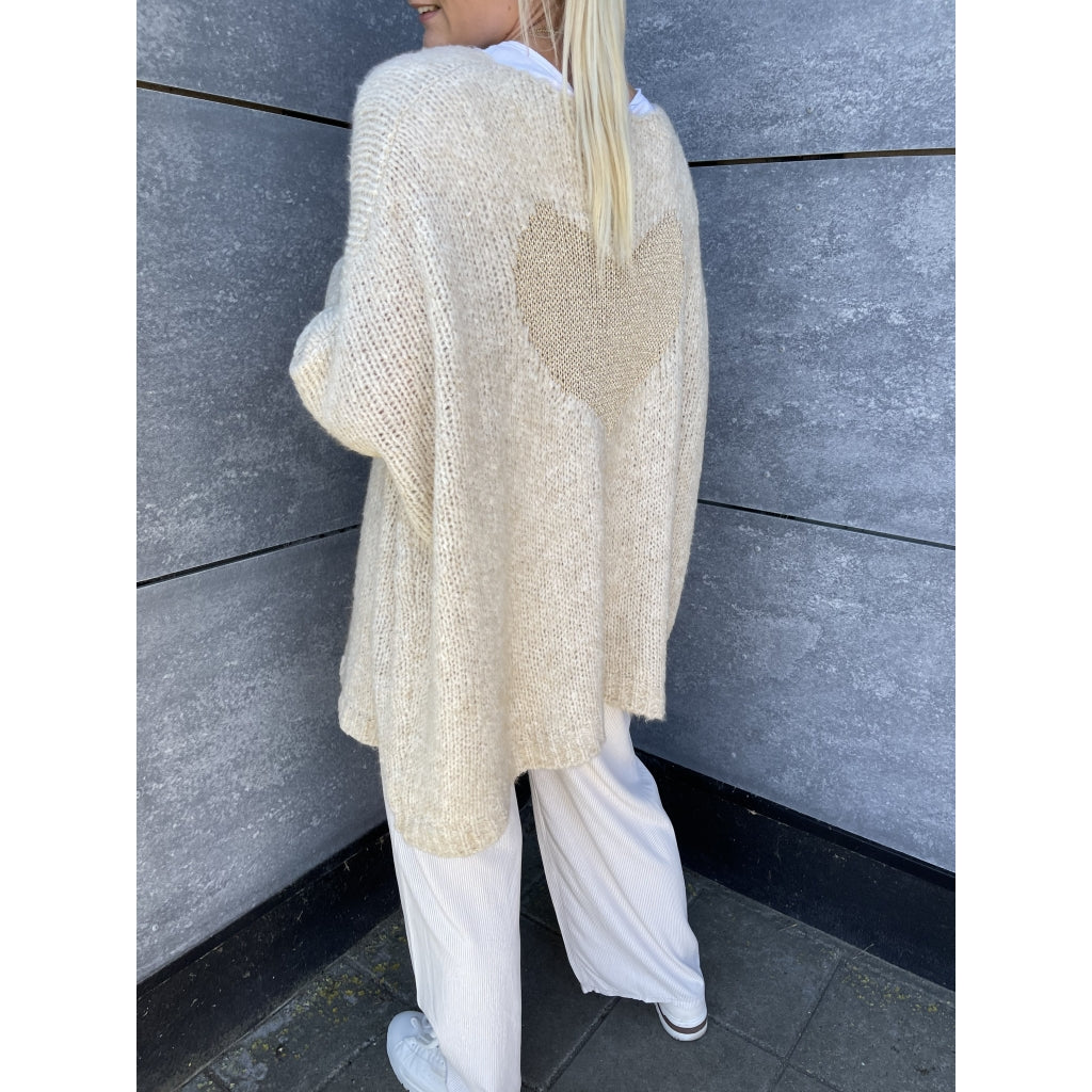 MARTA DU CHATEAU Marta du Chateau dame strik 340 Knit Beige