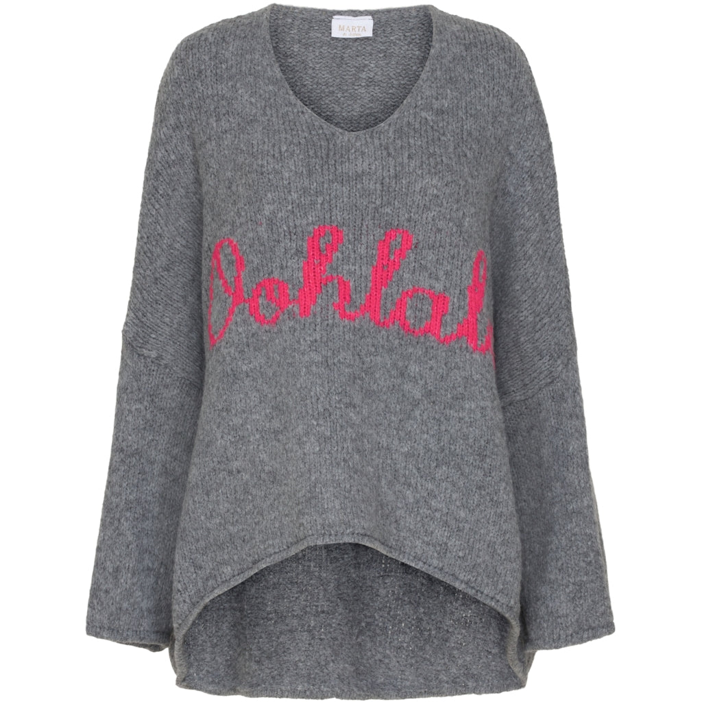 MARTA DU CHATEAU Marta du Chateau strik 201385 Restudsalg Grey