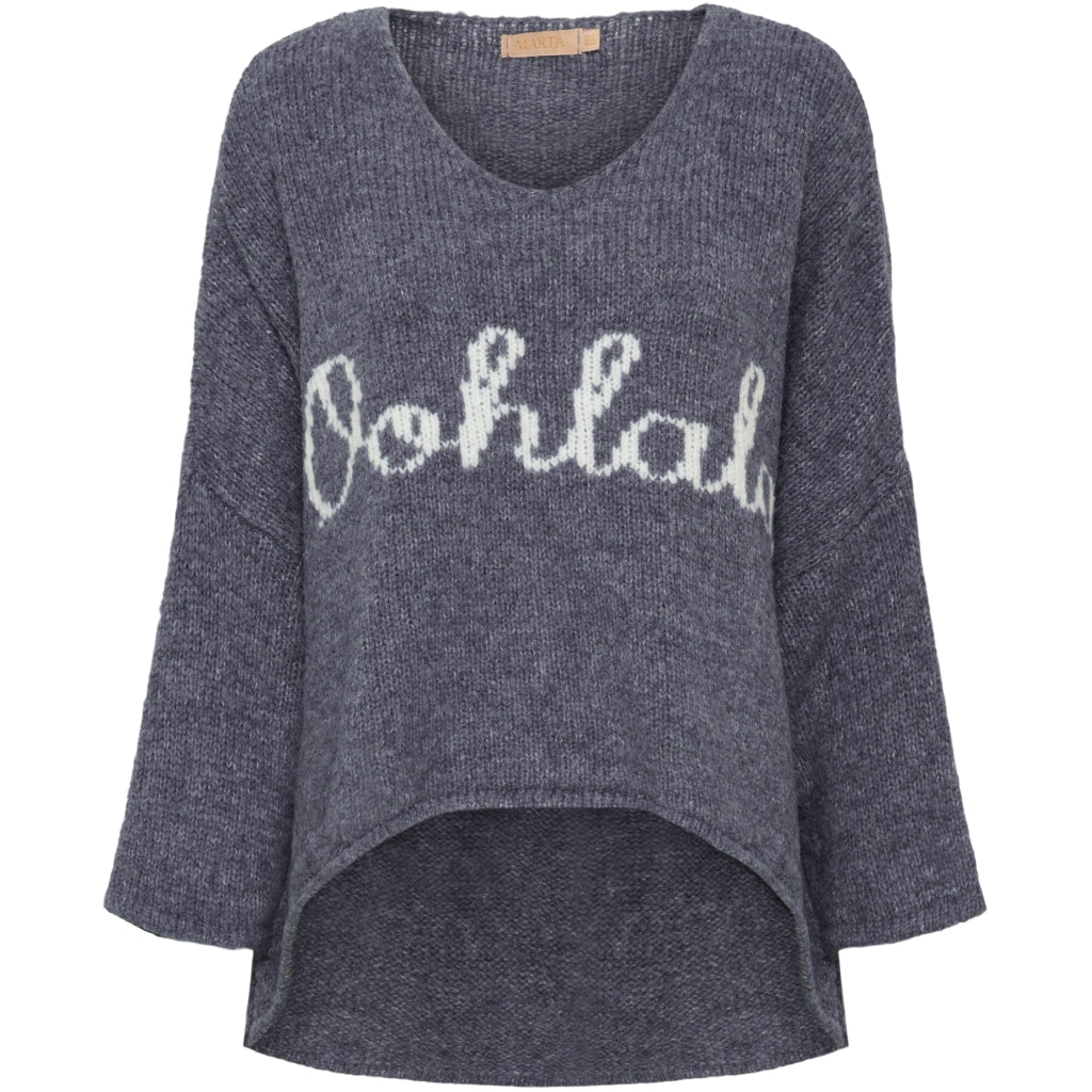 MARTA DU CHATEAU Marta du Chateau strik 201385 Restudsalg Jeans Blue