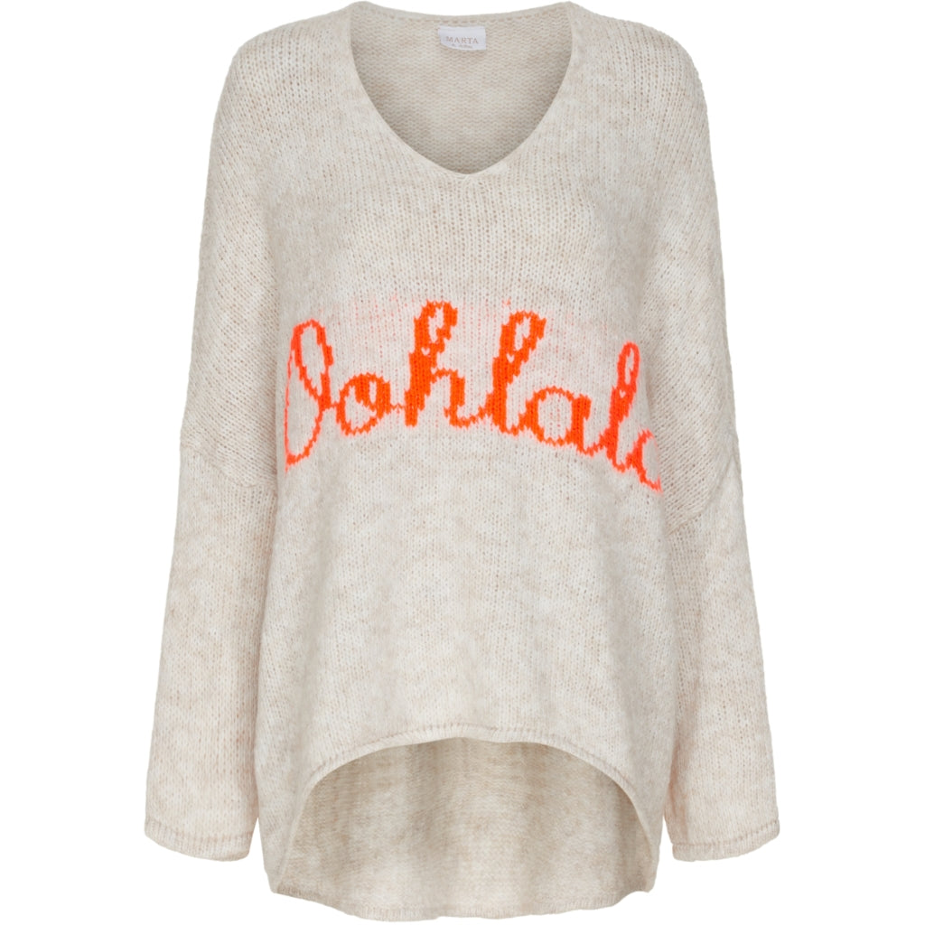 MARTA DU CHATEAU Marta du Chateau strik 201385 Restudsalg Light Beige