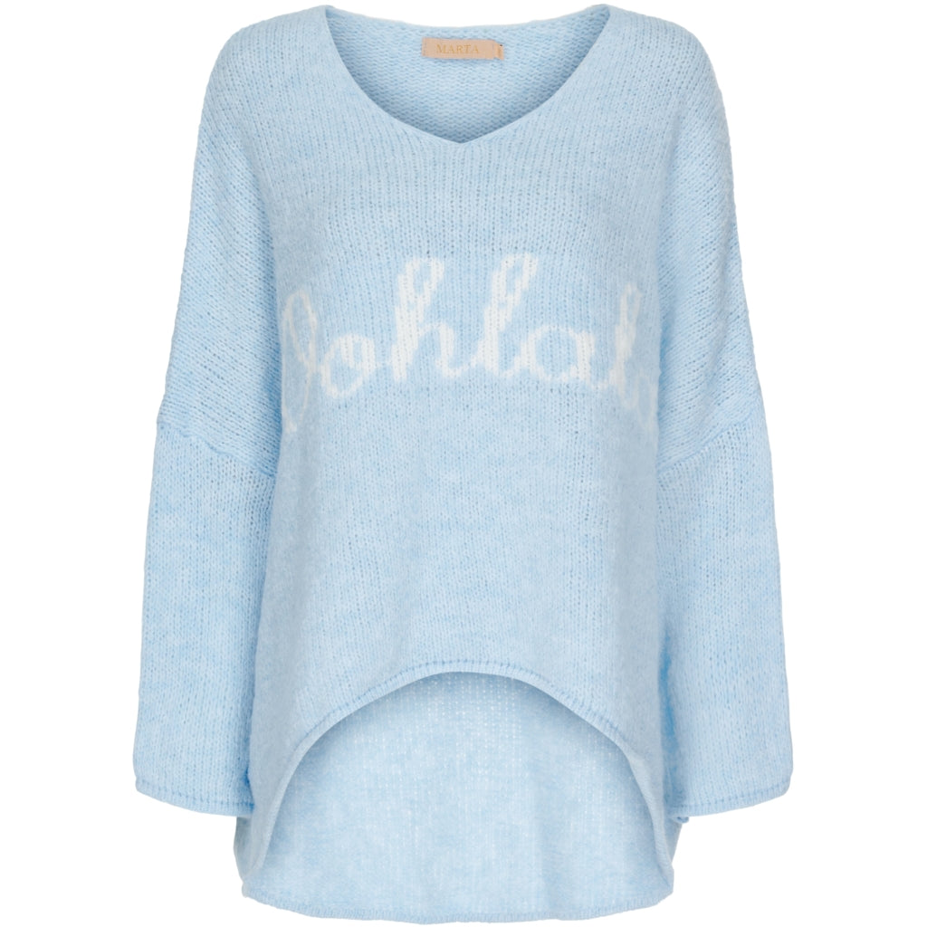 MARTA DU CHATEAU Marta du Chateau strik 201385 Restudsalg Light blue