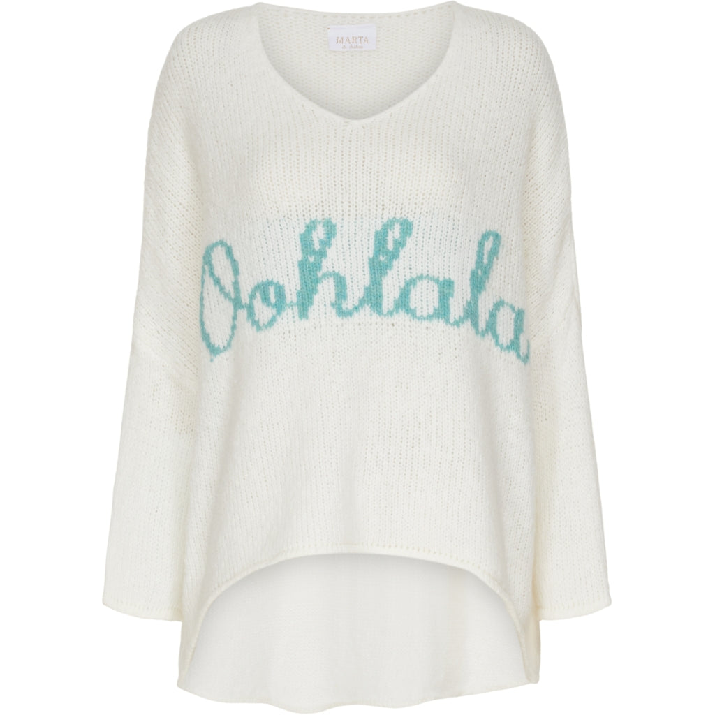 MARTA DU CHATEAU Marta du Chateau strik 201385 Restudsalg White