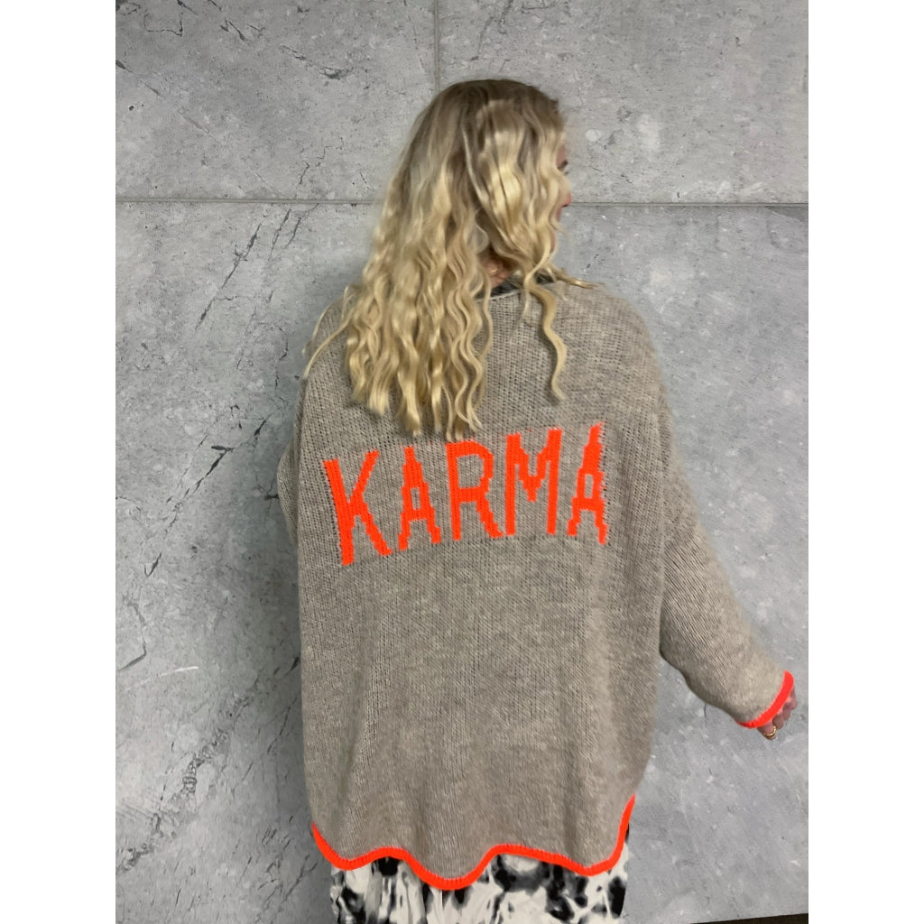 MARTA DU CHATEAU Marta du Chateau strik 21953 Restudsalg Beige/Orange