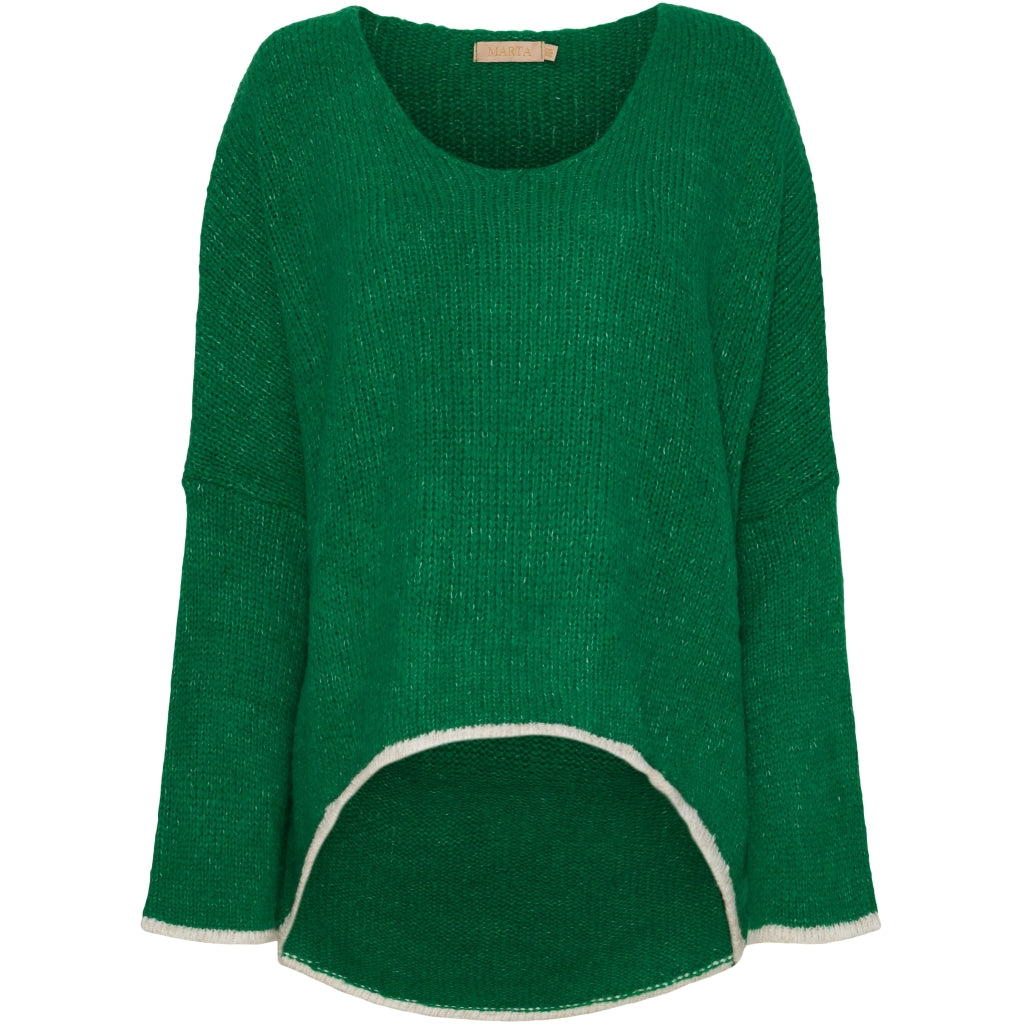 MARTA DU CHATEAU Marta du Chateau strik 21953 Restudsalg Green/Crema