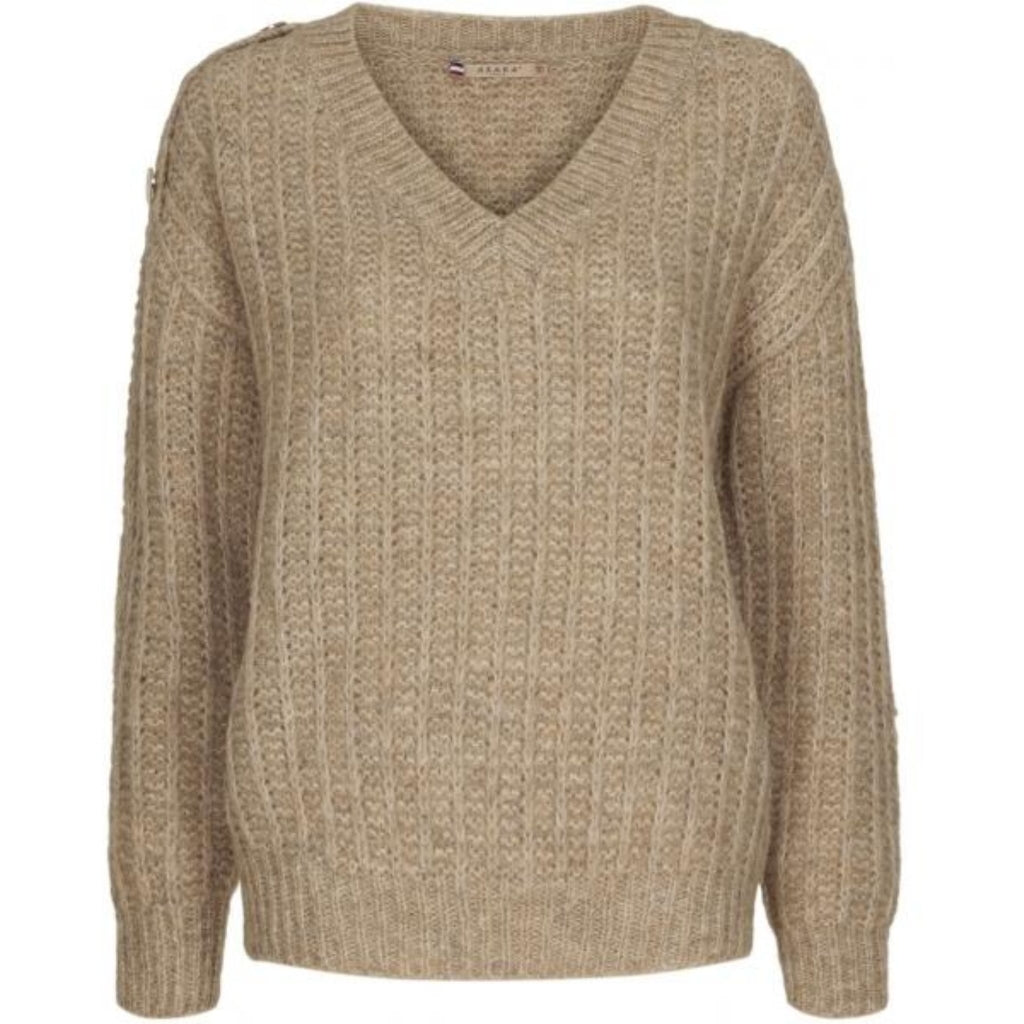 MARTA DU CHATEAU Marta du Chateau strik At7049 Restudsalg Sand