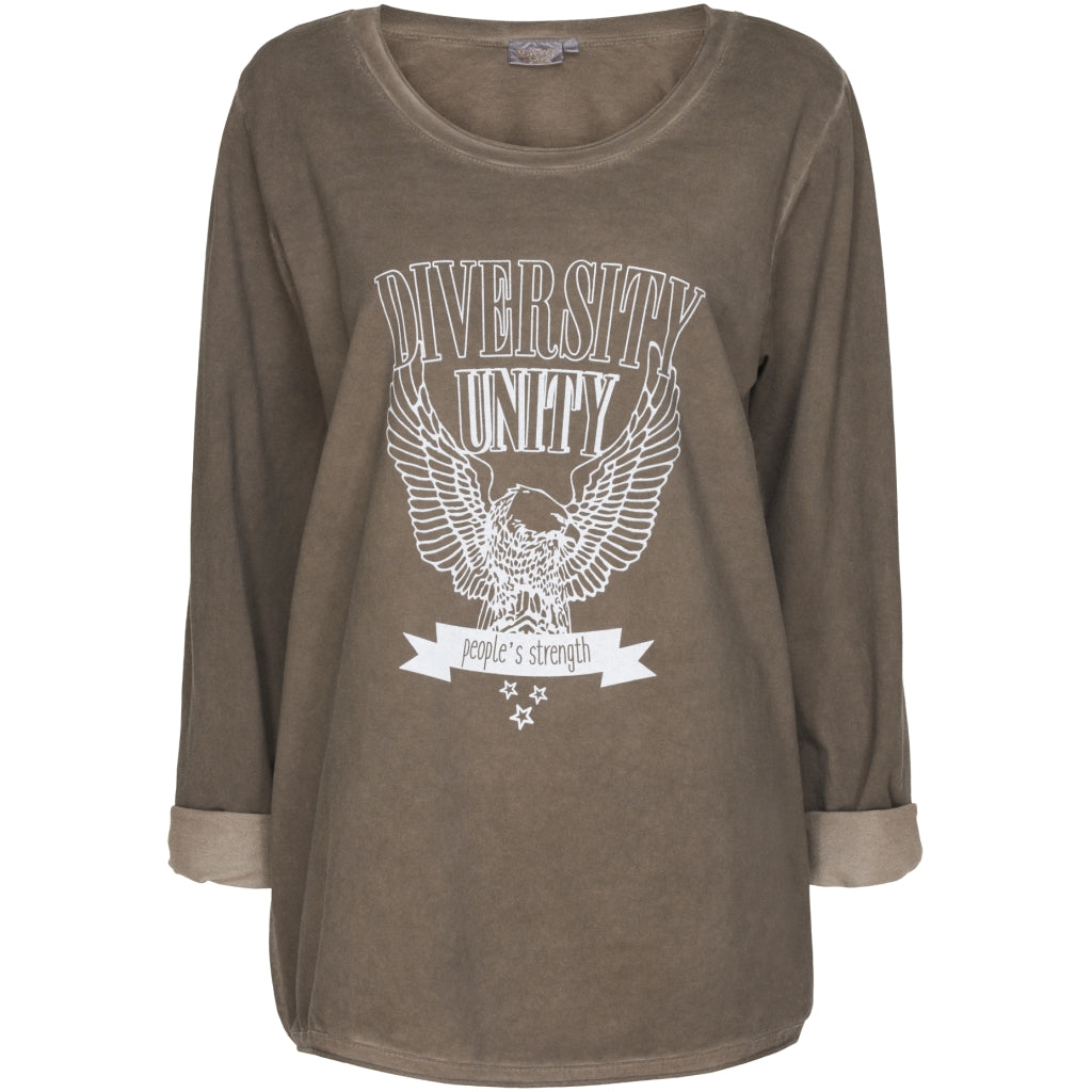 MARTA DU CHATEAU Marta du Chateau sweat 4491 Restudsalg Brown