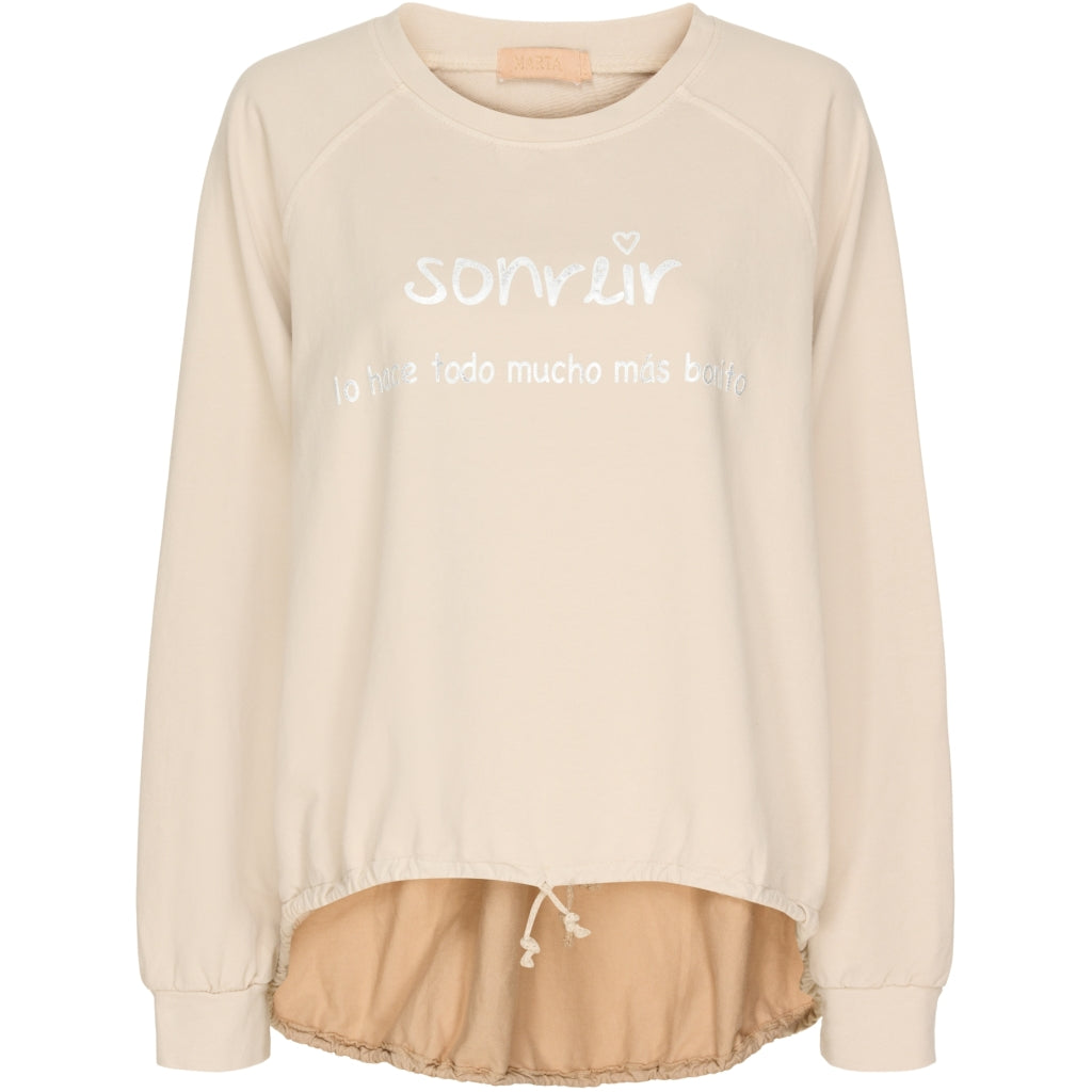 MARTA DU CHATEAU Marta du Chateau sweatshirt 83063 Restudsalg Beige