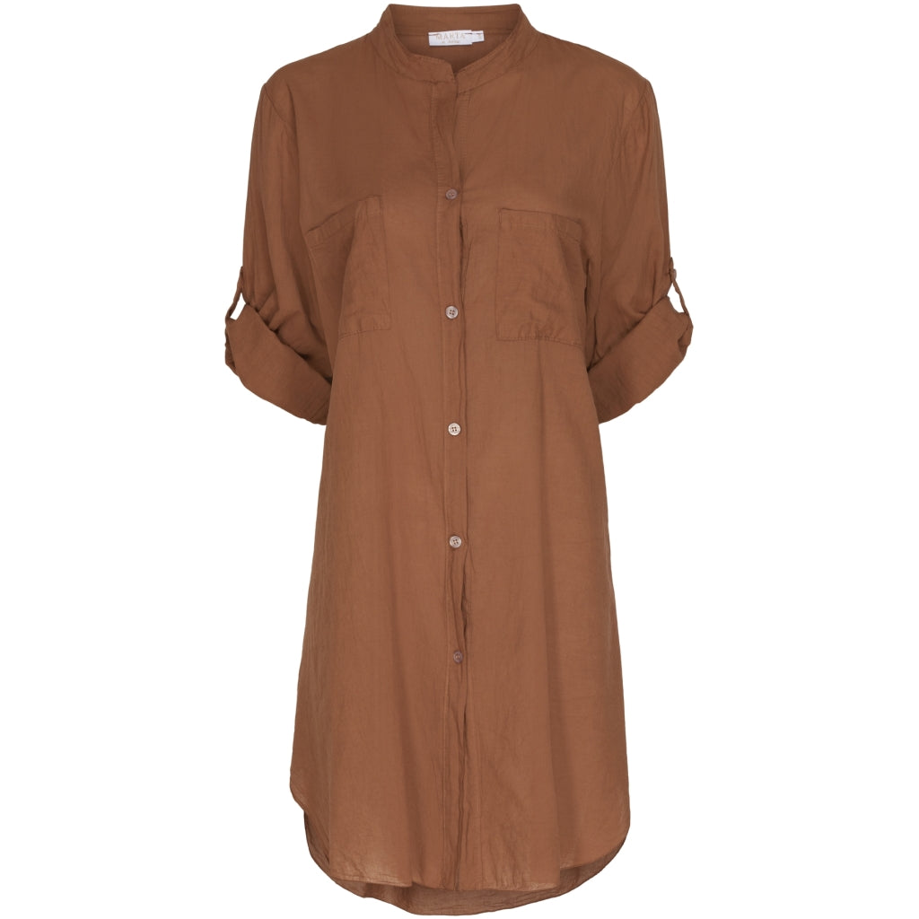 MARTA DU CHATEAU Marta du Chateau tunic 1666 Restudsalg Solid Camel