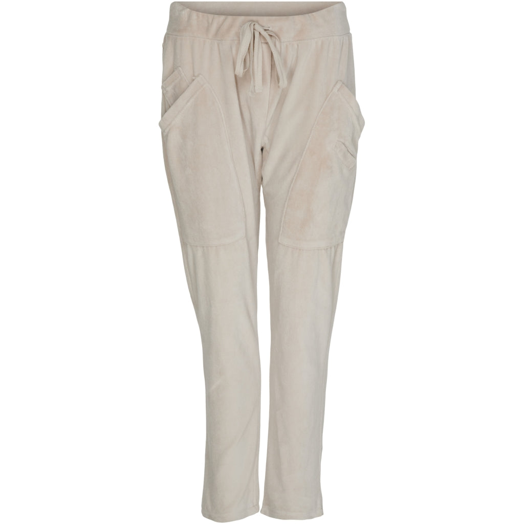 MARTA DU CHATEAU Marta du Chateau velour bukser 68139 Restudsalg Beige