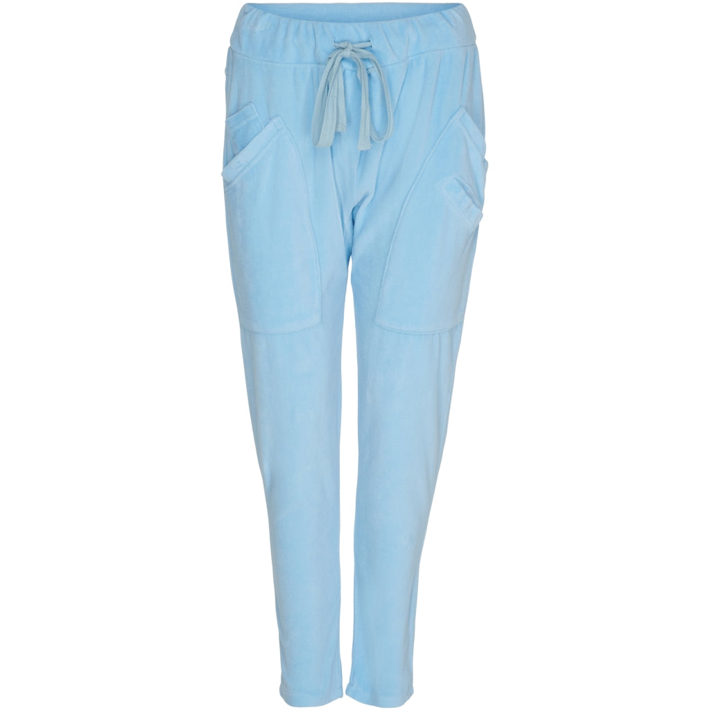 MARTA DU CHATEAU Marta du Chateau velour bukser 68139 Restudsalg Blue
