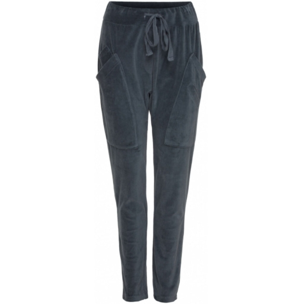 MARTA DU CHATEAU Marta du Chateau velour bukser 68139 Restudsalg Grey