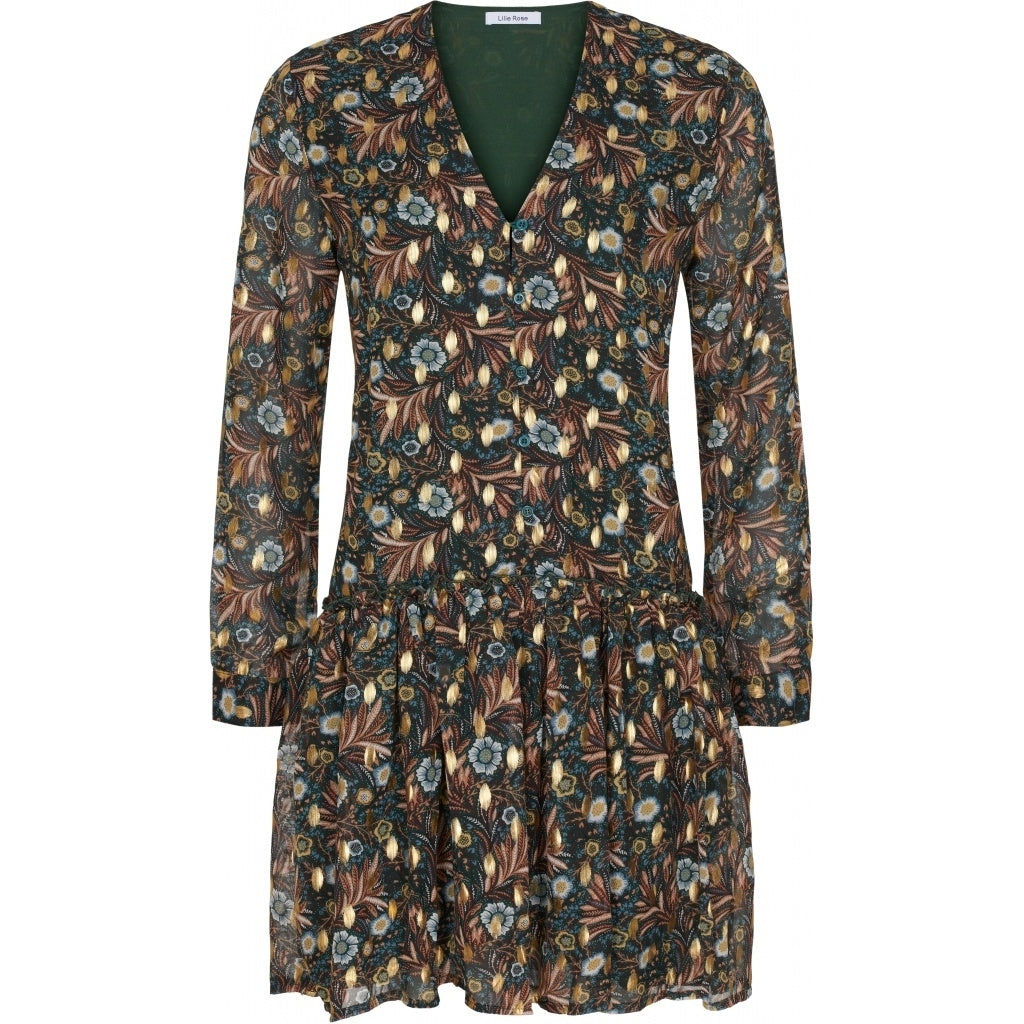 MARTA DU CHATEAU Mønstret kjole Restudsalg Blue