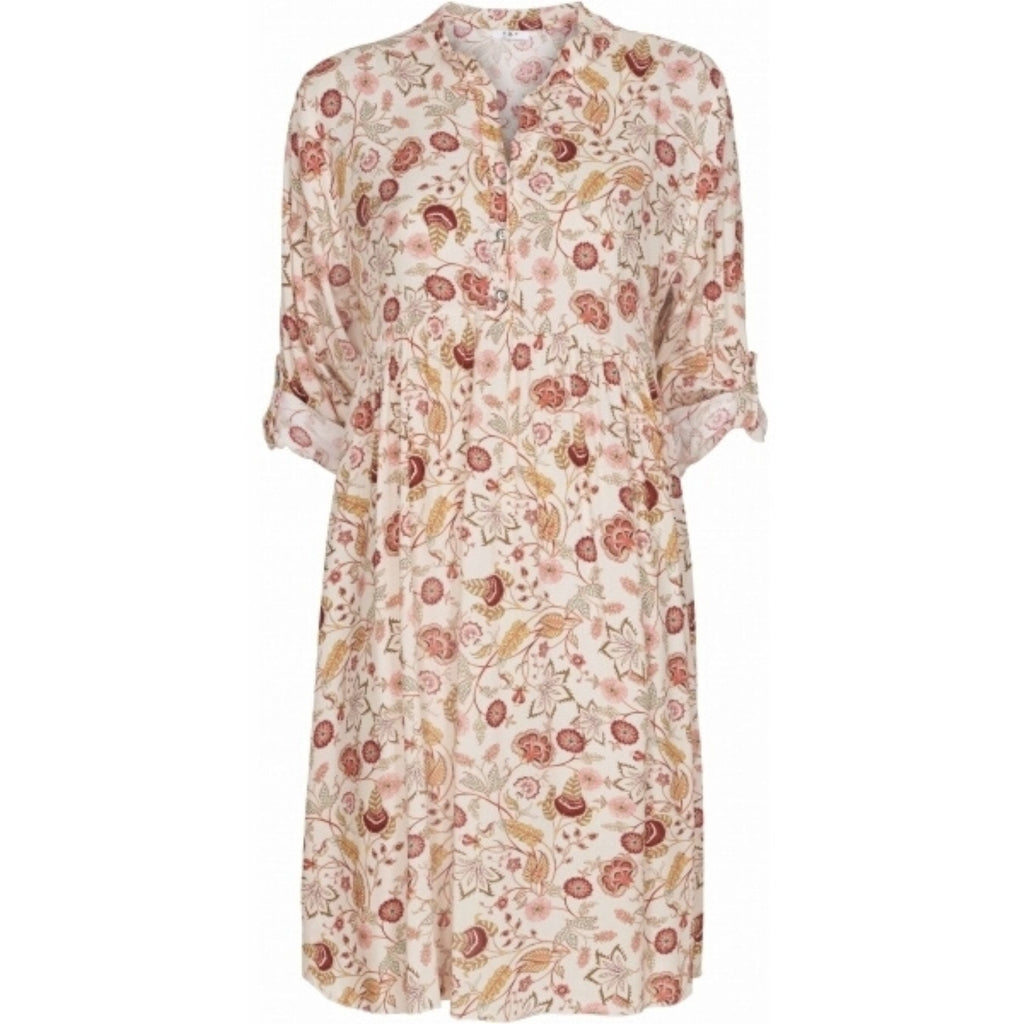 MARTA DU CHATEAU Mønstret sommerkjole Restudsalg White