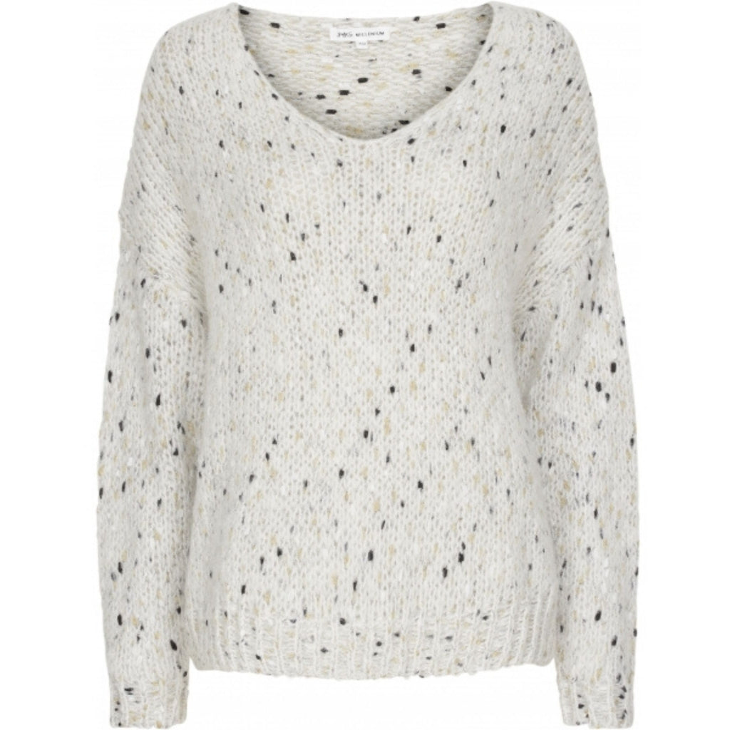 MARTA DU CHATEAU Mønstret strik Restudsalg White