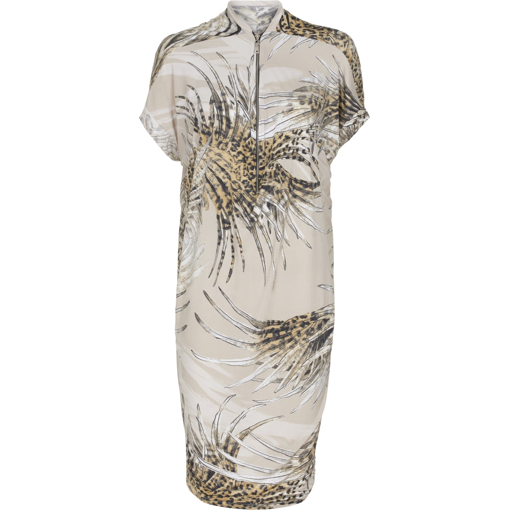 MARTA DU CHATEAU Multifarvet Tunika Restudsalg Beige