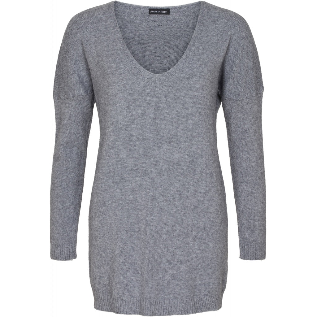 MARTA DU CHATEAU Pullover med stjerne Shirt Grey