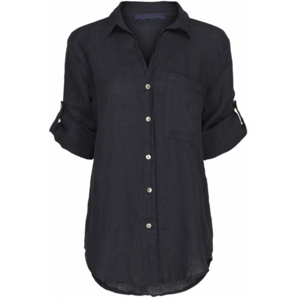 MARTA DU CHATEAU Skjorte 10047 Restudsalg Navy