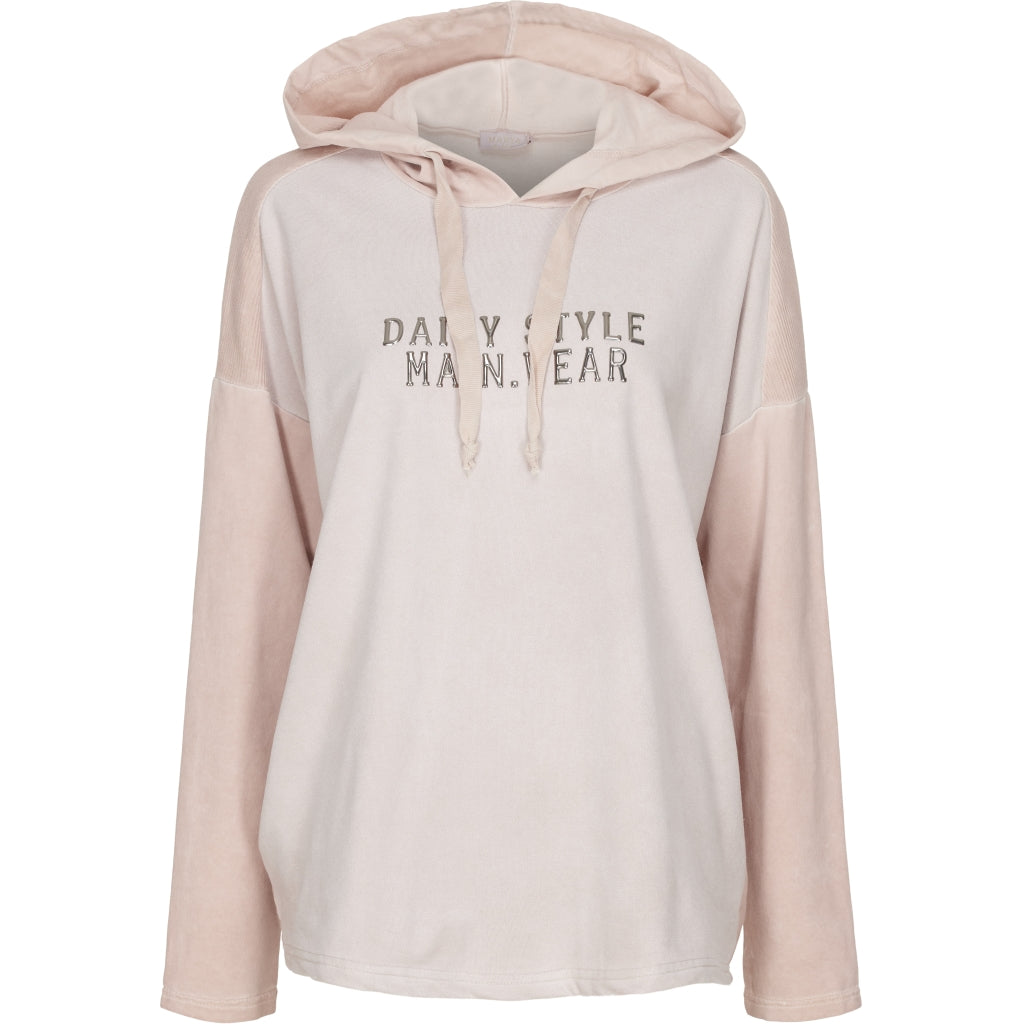 MARTA DU CHATEAU Sweatshirt med hætte Restudsalg Rose