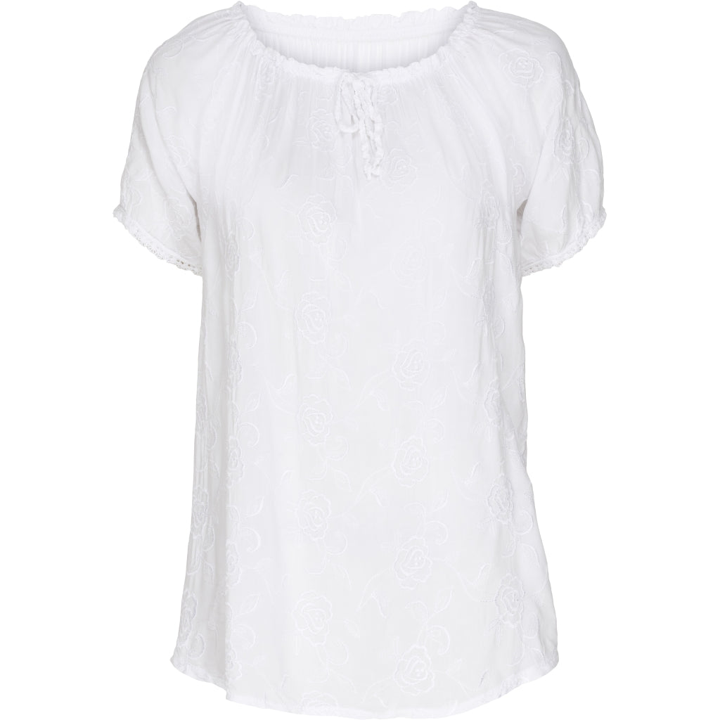 MARTA DU CHATEAU T-shirt med mønster Restudsalg White