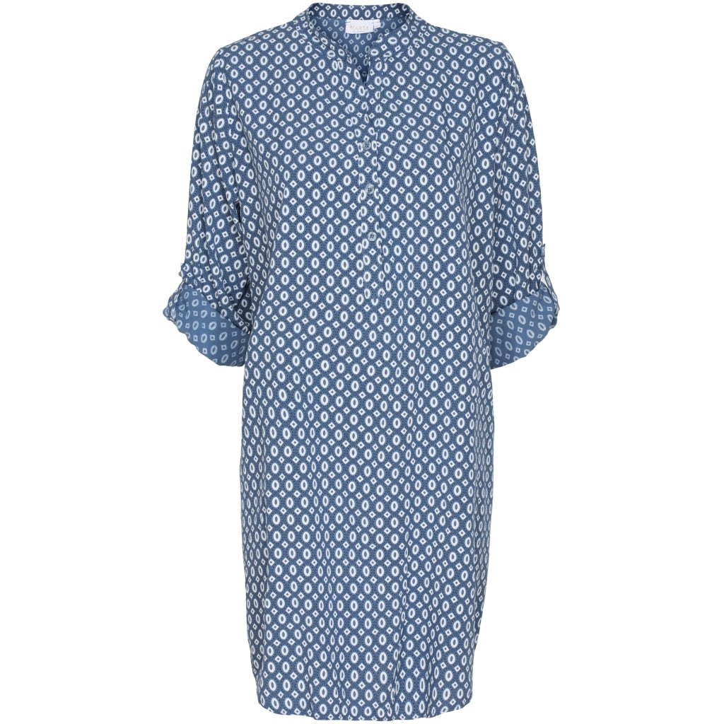 MARTA DU CHATEAU Tunika 0682 Restudsalg Jeans Blue