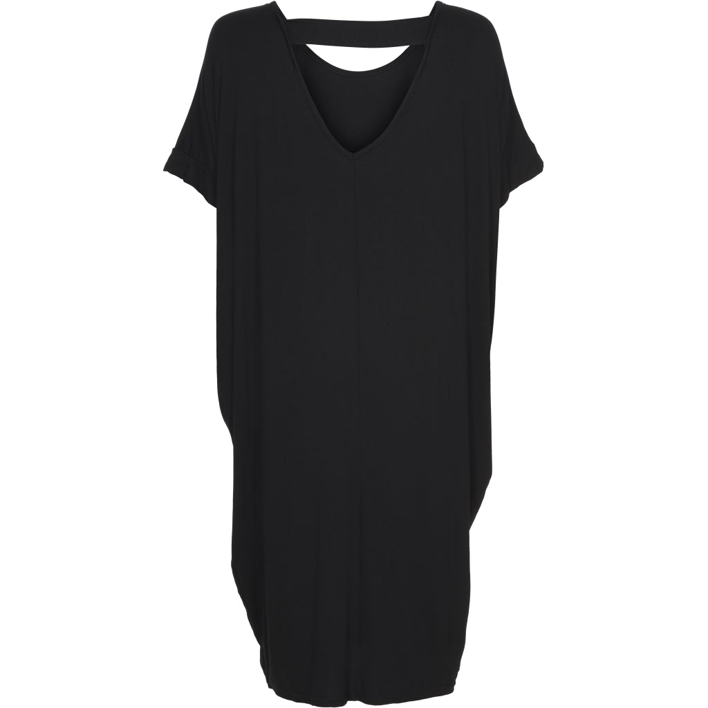 MARTA DU CHATEAU Tunika med v-udskæring Restudsalg Black
