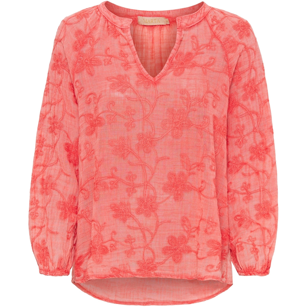 MARTA DU CHATEAU Marta du chateau dame bluse 2144 Restudsalg Corallo