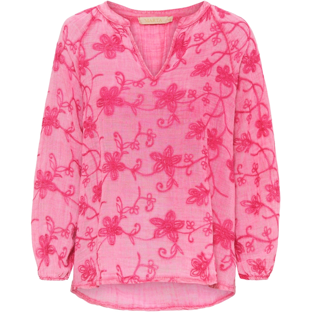 MARTA DU CHATEAU Marta du chateau dame bluse 2144 Restudsalg Fuxia