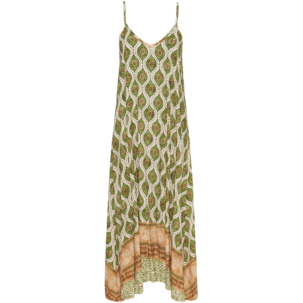 MARTA DU CHATEAU Marta DU Chateau kjole MDCALMA 5850 Restudsalg Kaki1067