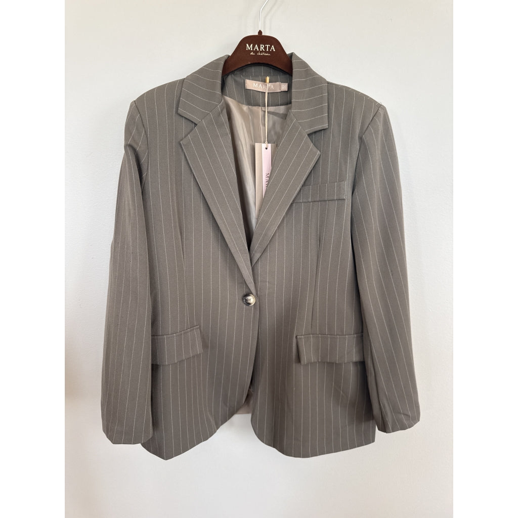 MARTA DU CHATEAU Marta Du Chateau Dame Blazer MdcDusk Blazer Fango3
