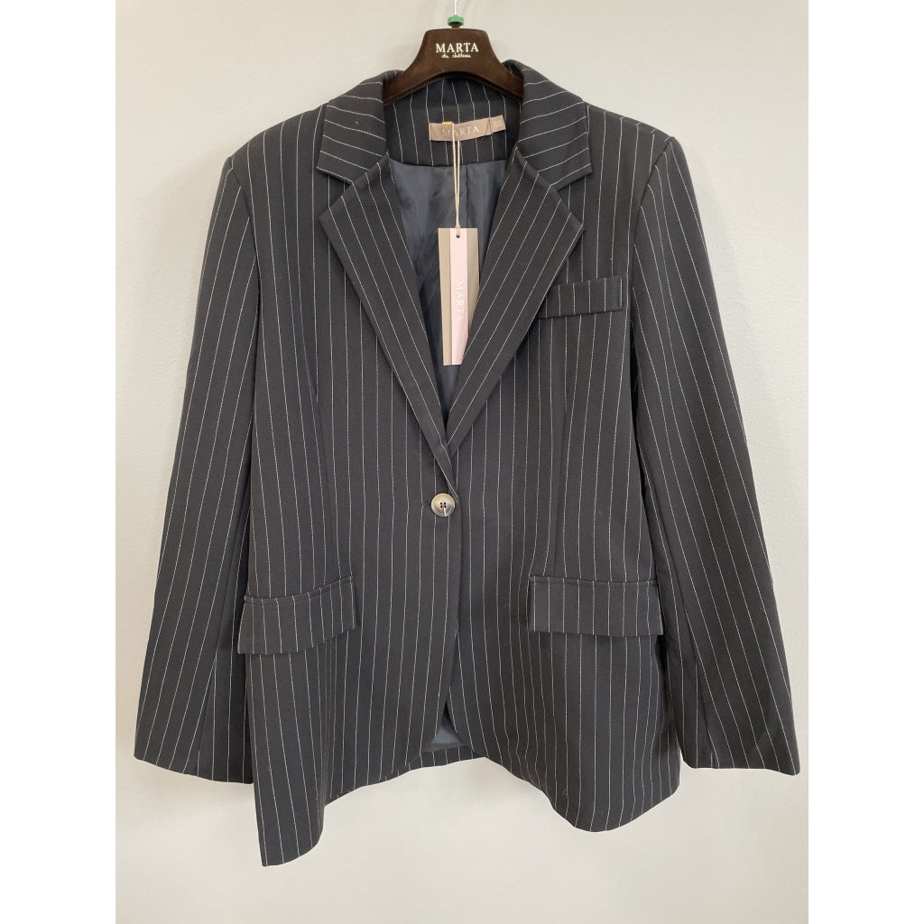 MARTA DU CHATEAU Marta Du Chateau Dame Blazer MdcDusk 15502NF Blazer Black1405