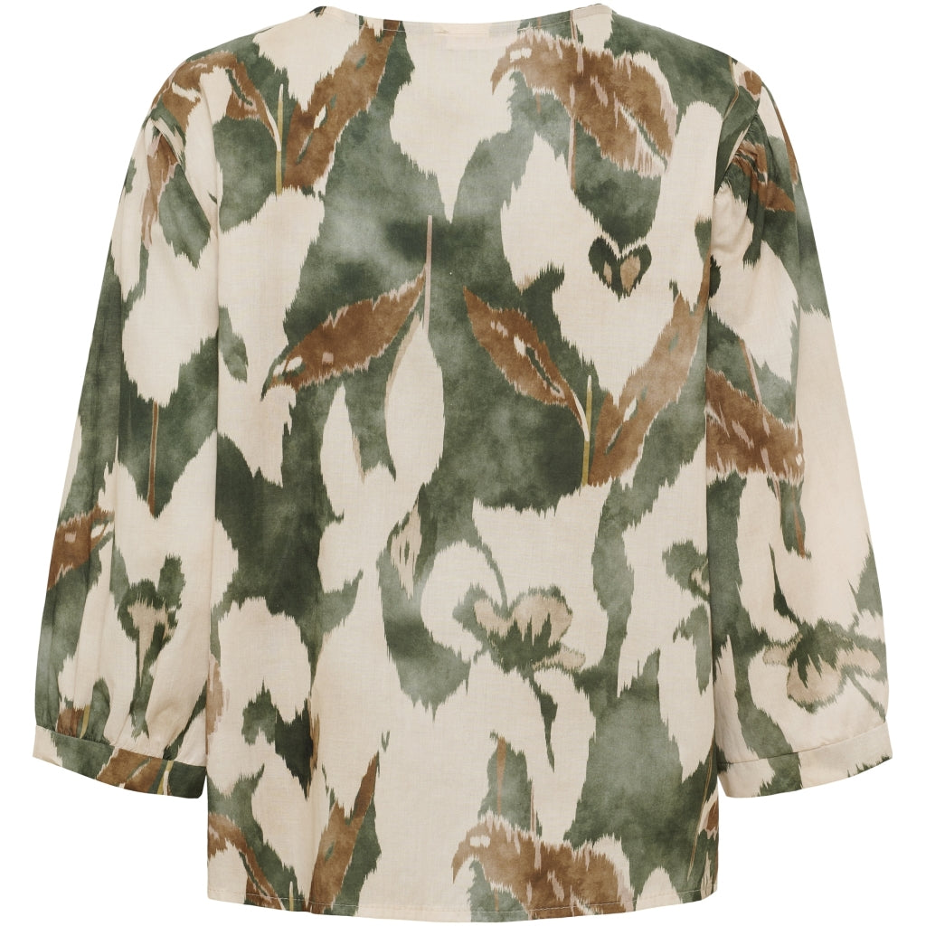 MARTA DU CHATEAU Marta Du Chateau Dame Bluse MdcCosmos 8687 Blouse Military516tpu