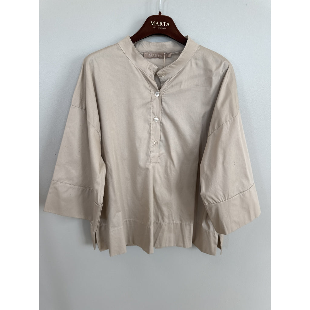 MARTA DU CHATEAU Marta Du Chateau Dame Bluse MdcGinger 8627 Blouse Beige