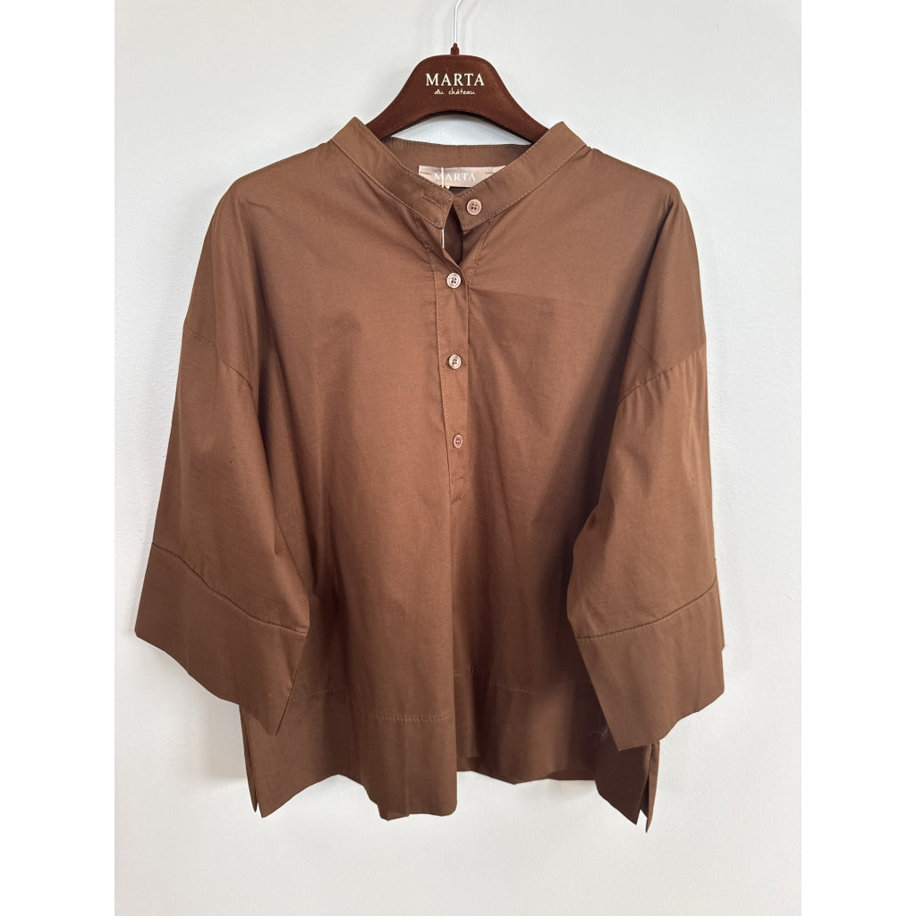 MARTA DU CHATEAU Marta Du Chateau Dame Bluse MdcGinger 8627 Blouse Moro