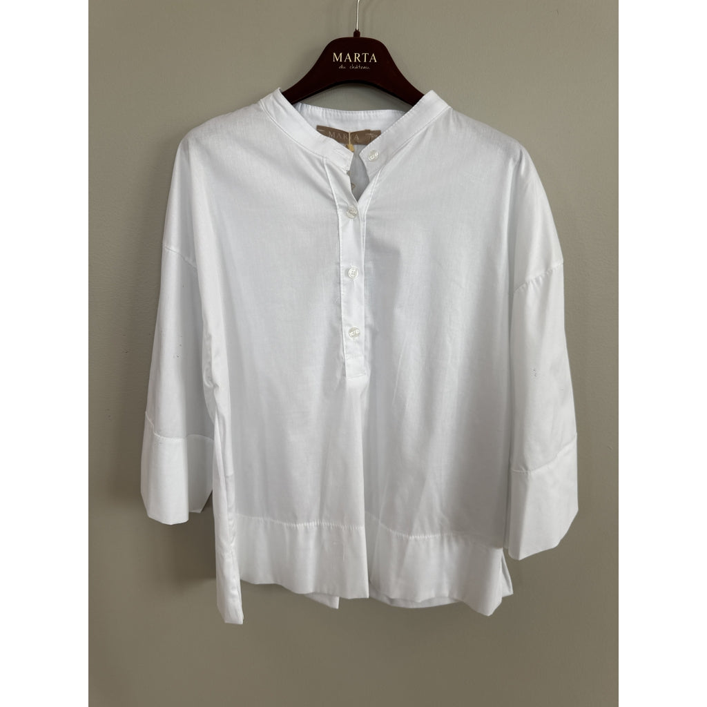 MARTA DU CHATEAU Marta Du Chateau Dame Bluse MdcGinger 8627 Blouse White