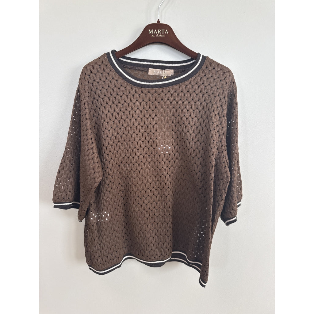 MARTA DU CHATEAU Marta Du Chateau Dame Bluse MdcRowan 8701 Blouse Moro