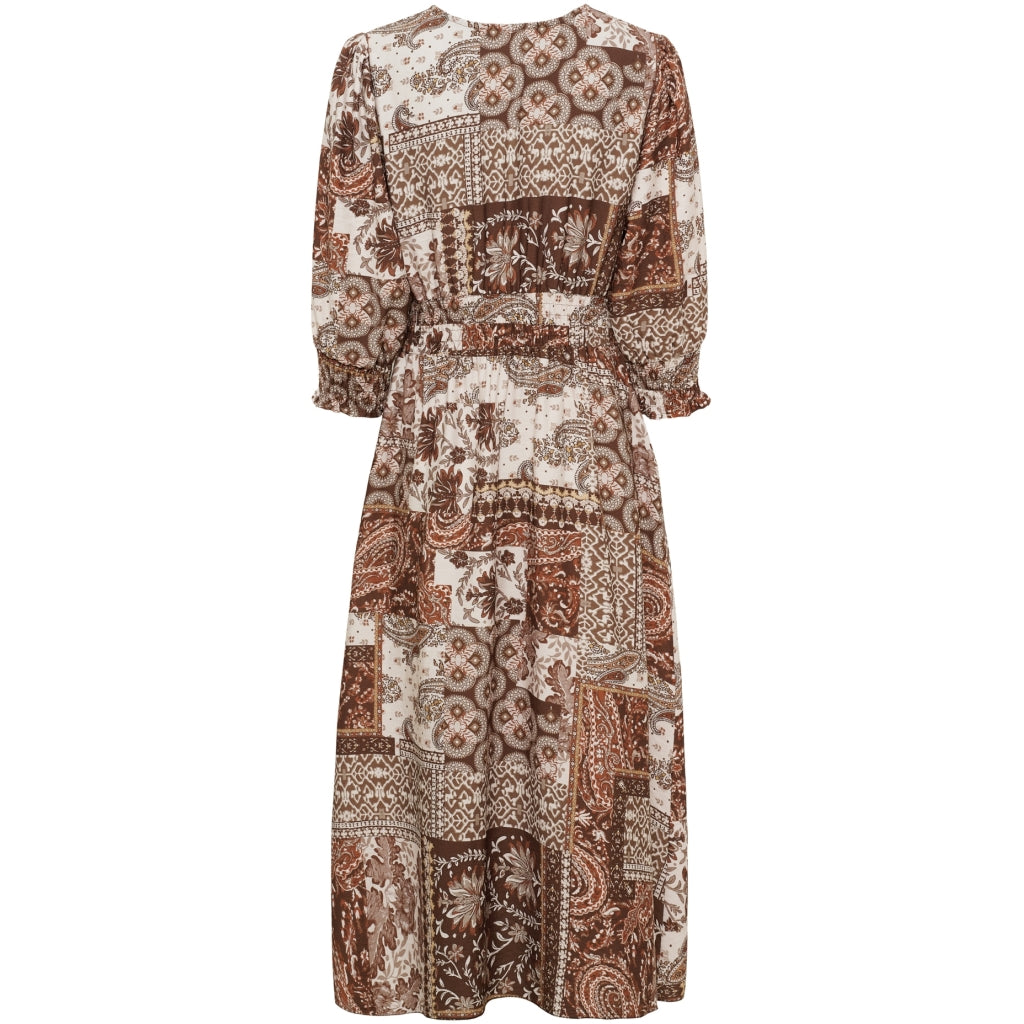 MARTA DU CHATEAU Marta Du Chateau Dame Kjole MdcLiviah Dress TabaccoHL003