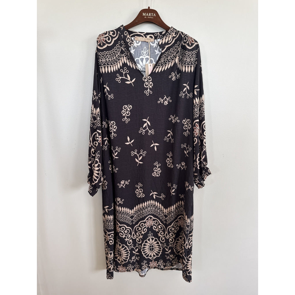 MARTA DU CHATEAU Marta Du Chateau Dame Kjole MdcMoon 8749 Dress Nero1034tpb