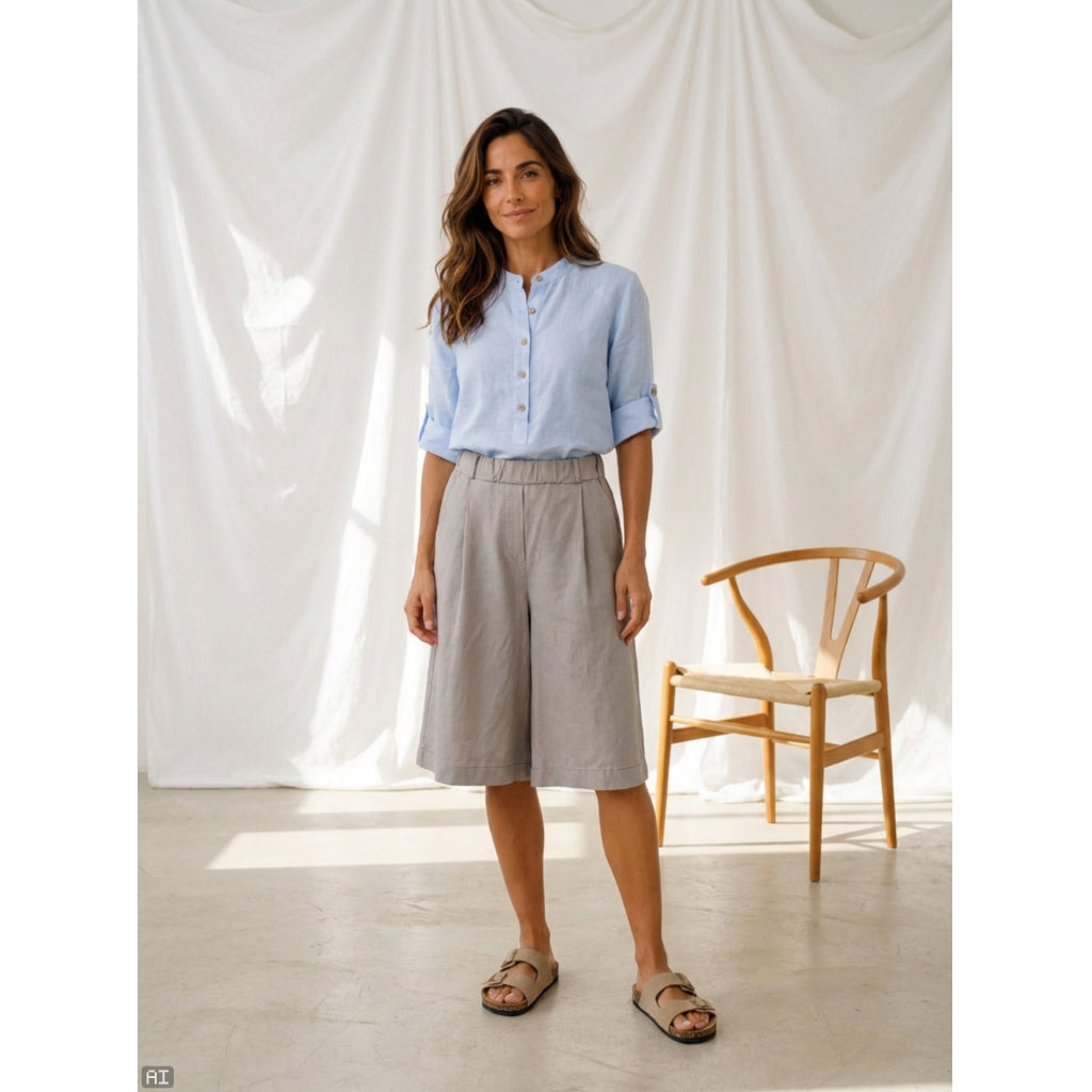 MARTA DU CHATEAU Marta Du Chateau Dame Shorts MdcZosia Shorts Fango