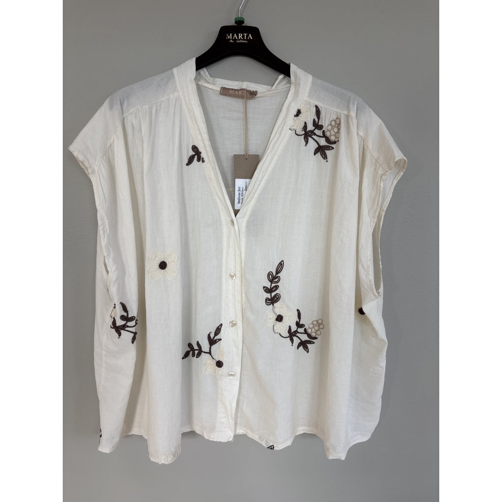 MARTA DU CHATEAU Marta Du Chateau Dame Skjorte MdcElysian 86206 Shirt Burro