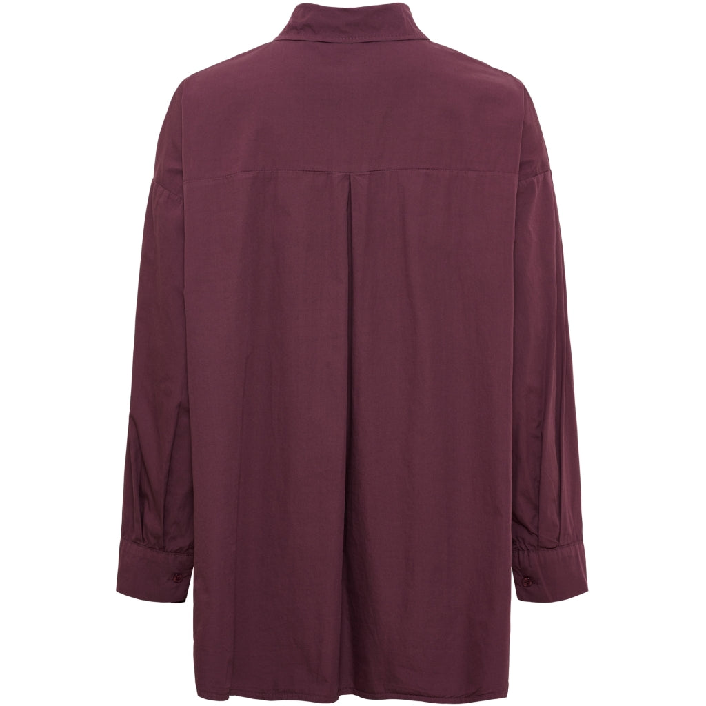 MARTA DU CHATEAU Marta Du Chateau Dame Skjorte MdcLisandra Shirt Bourgogne78003