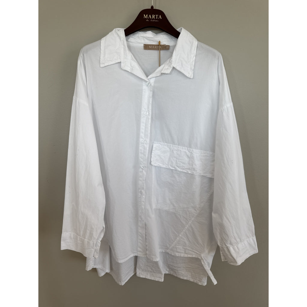 MARTA DU CHATEAU Marta Du Chateau Dame Skjorte MdcLisandra Shirt White