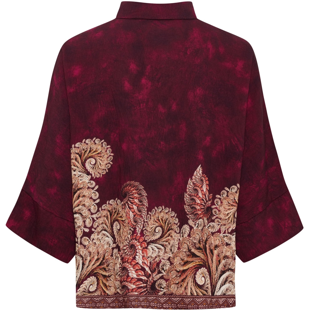 MARTA DU CHATEAU Marta Du Chateau Dame Skjorte MdcMirage 8717 Shirt Bordeaux