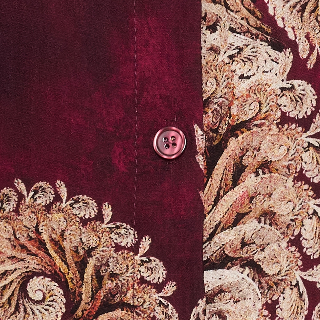 MARTA DU CHATEAU Marta Du Chateau Dame Skjorte MdcMirage 8717 Shirt Bordeaux