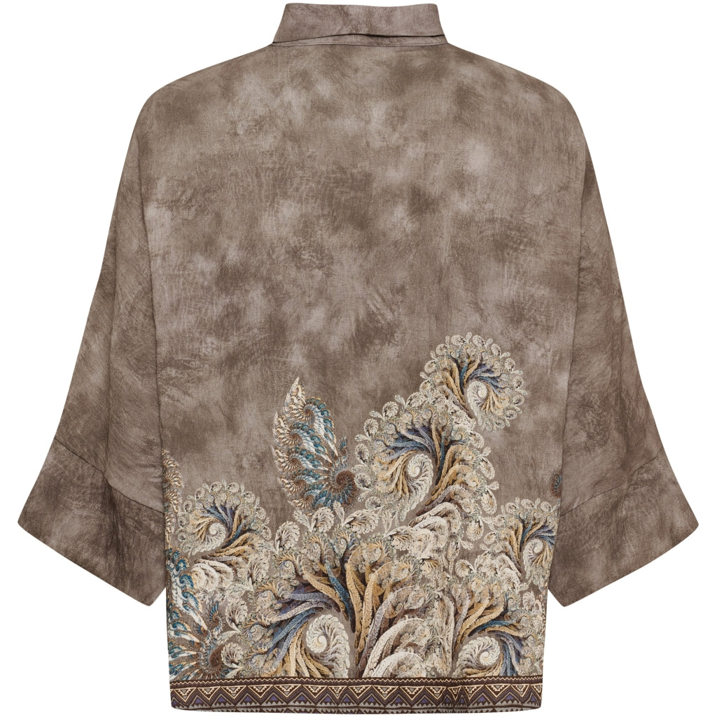 MARTA DU CHATEAU Marta Du Chateau Dame Skjorte MdcMirage 8717 Shirt Fango