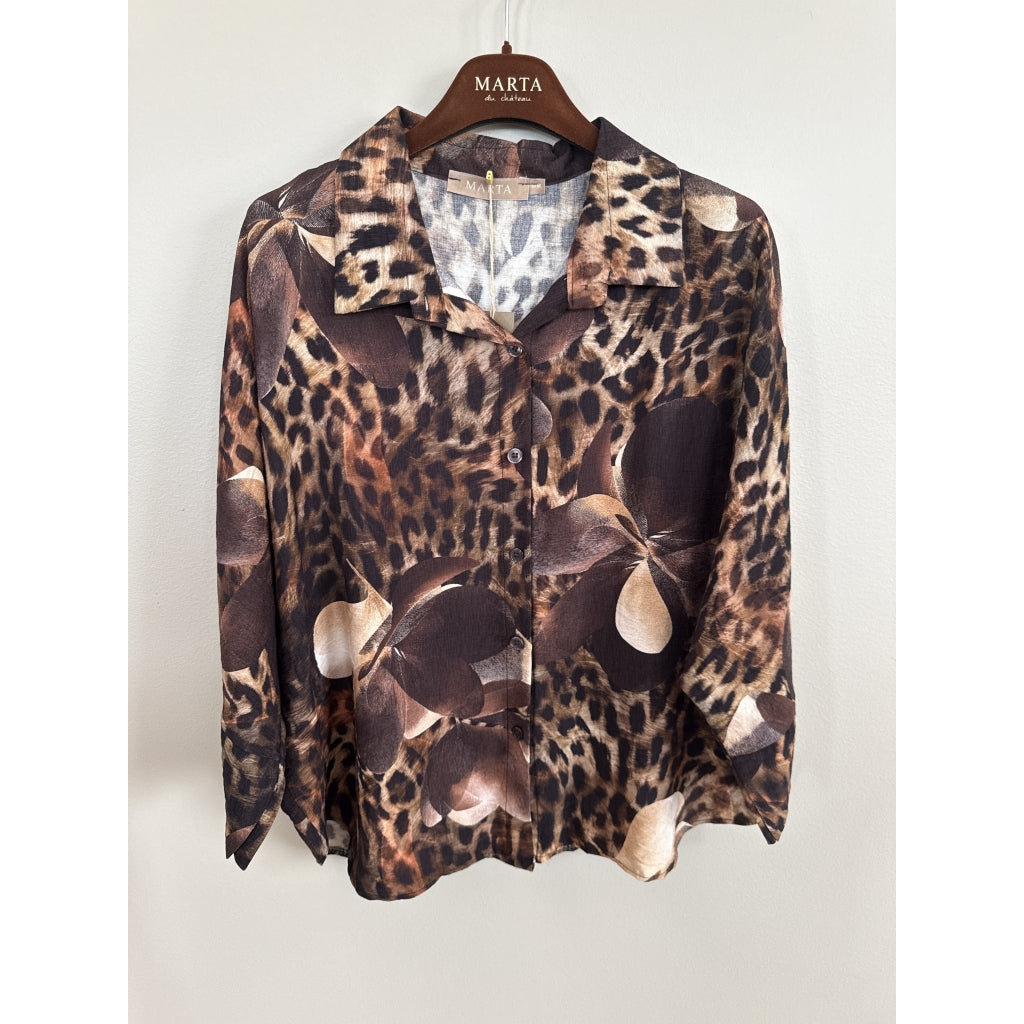 MARTA DU CHATEAU Marta Du Chateau Dame Skjorte MdcMirage 8717 Shirt Moro6621vpf