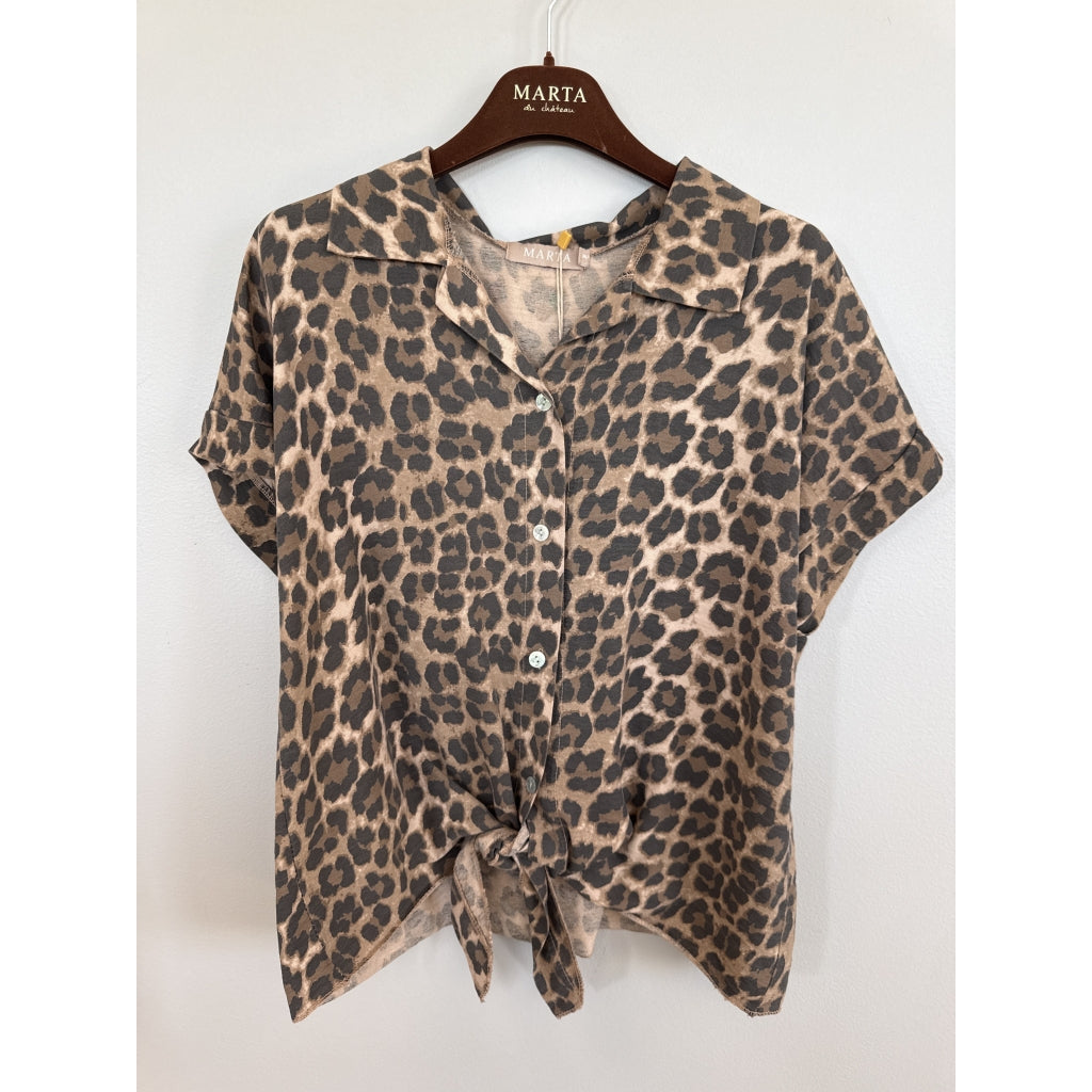 MARTA DU CHATEAU Marta Du Chateau Dame Skjorte MdcVianne Shirt Camello Leo